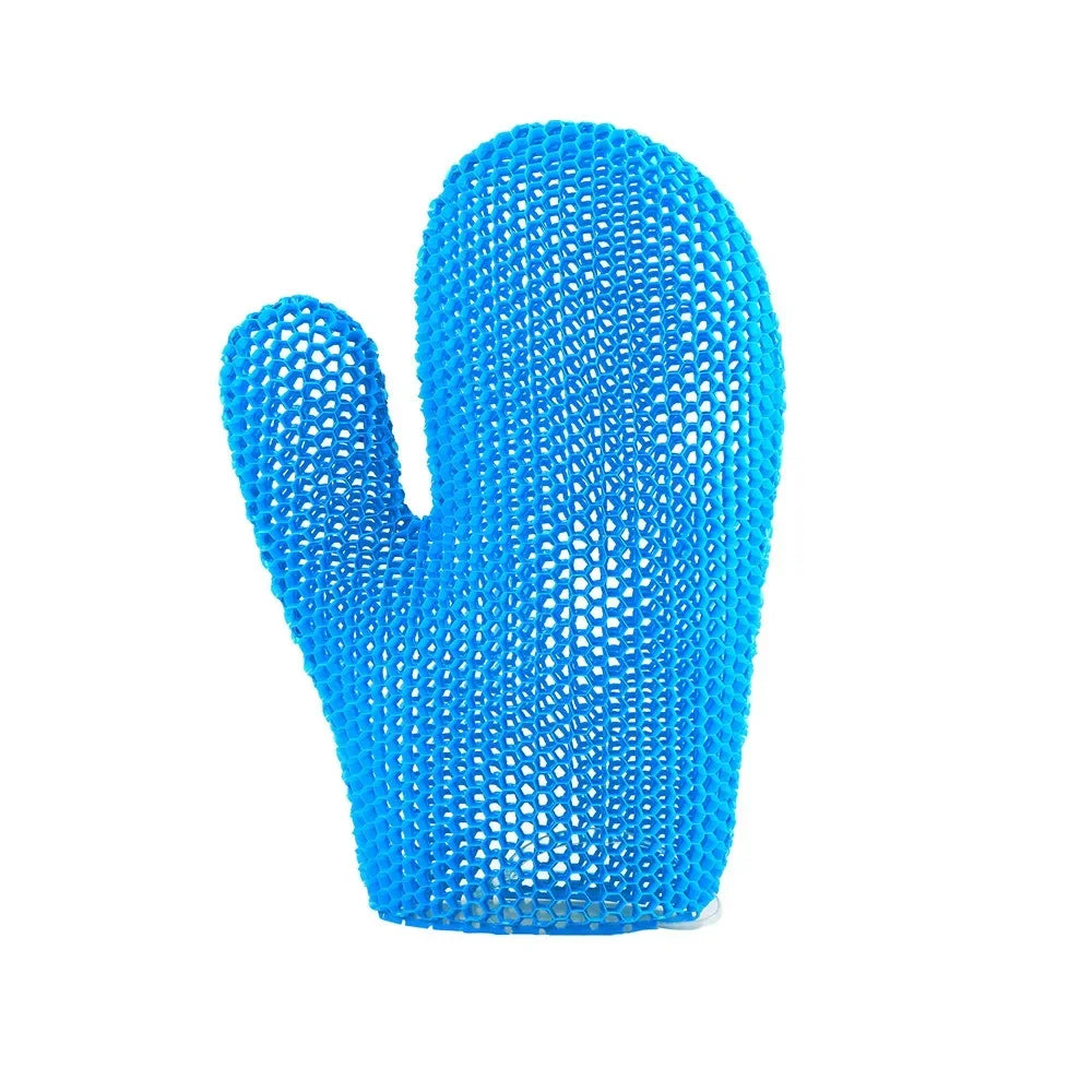Honeycomb TPU Exfoliating Shower Glove - Quick-Drying Body Scrubber