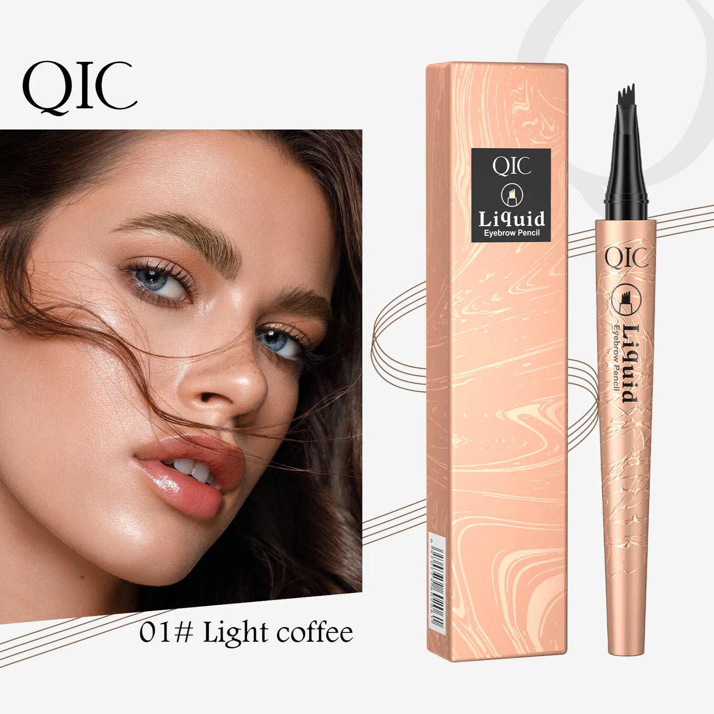 4-Tip Waterproof Microblade Brow Pencil