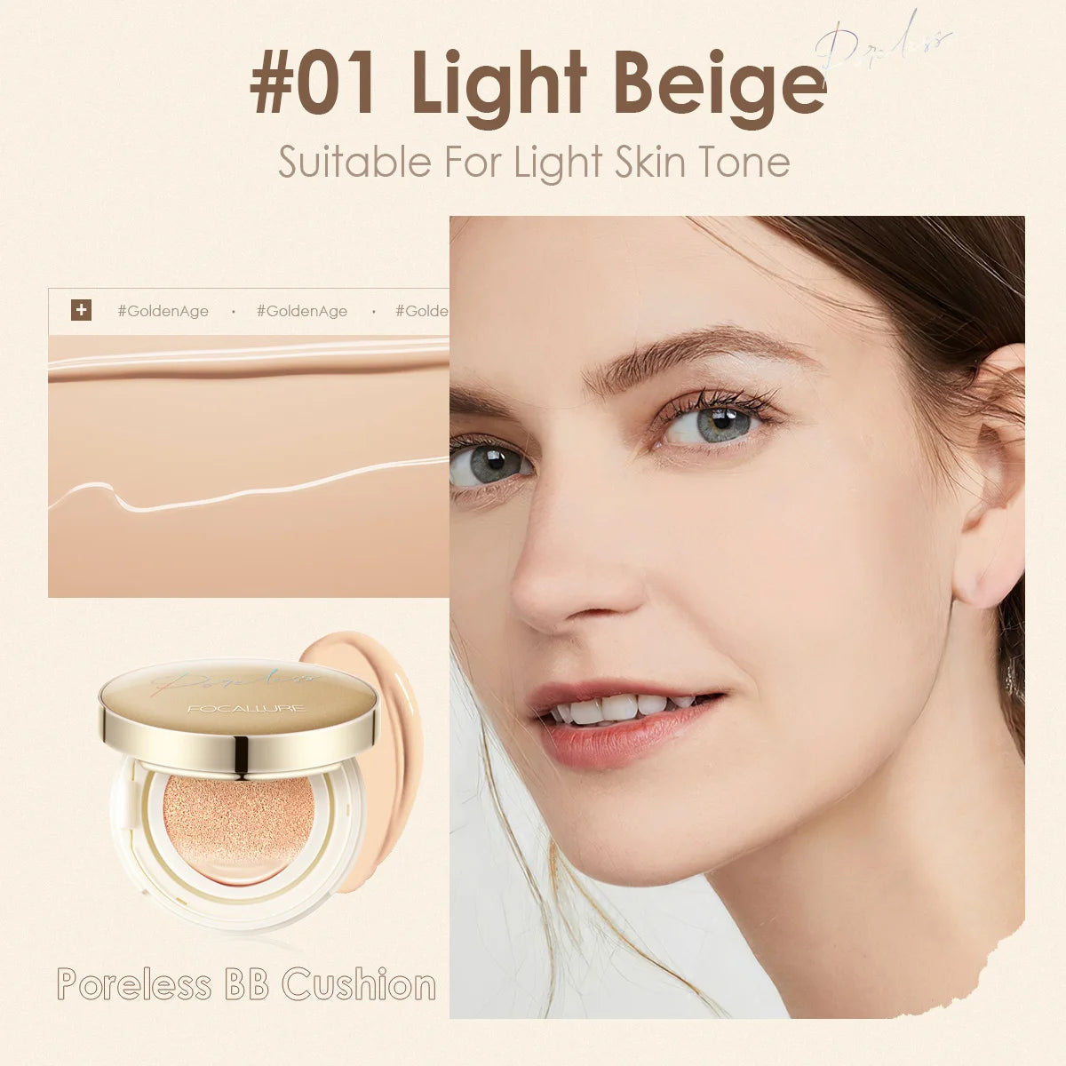 FOCALLURE Air Cushion Matte Foundation