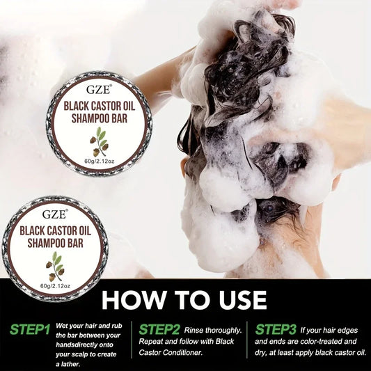 Jamaica Black Castor Oil Shampoo Bar - Strengthening Hair Soap