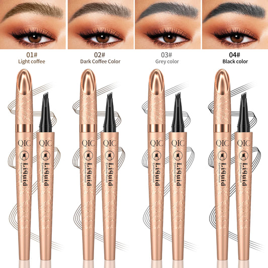 4-Tip Waterproof Microblade Brow Pencil