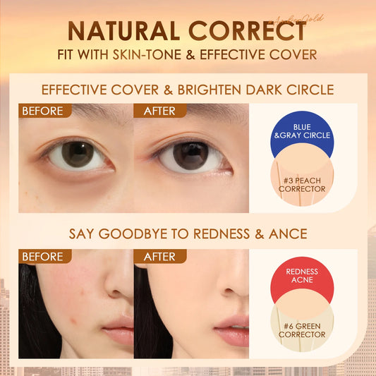 FOCALLURE 7-Color Matte Concealer Contour Cream