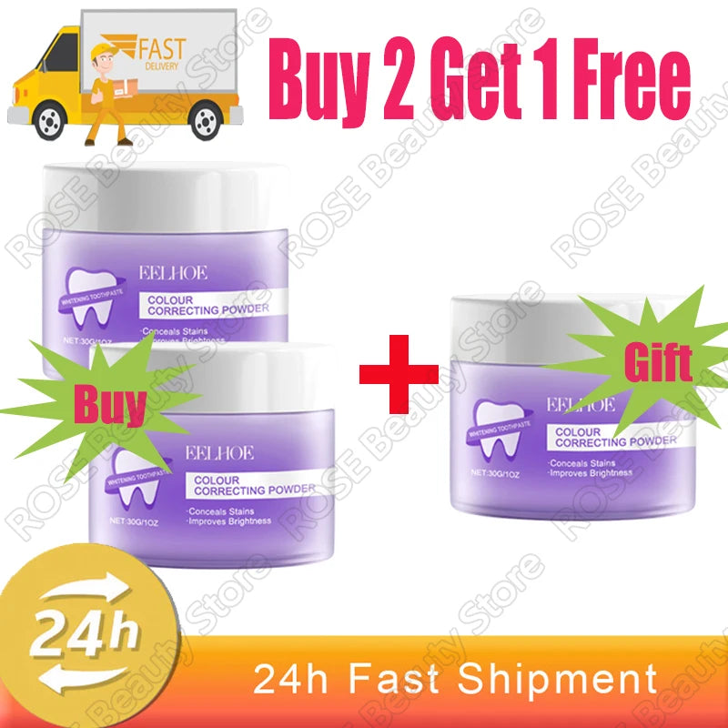 5-Day Teeth Whitening Powder - Plaque and Stain Cleaning Care