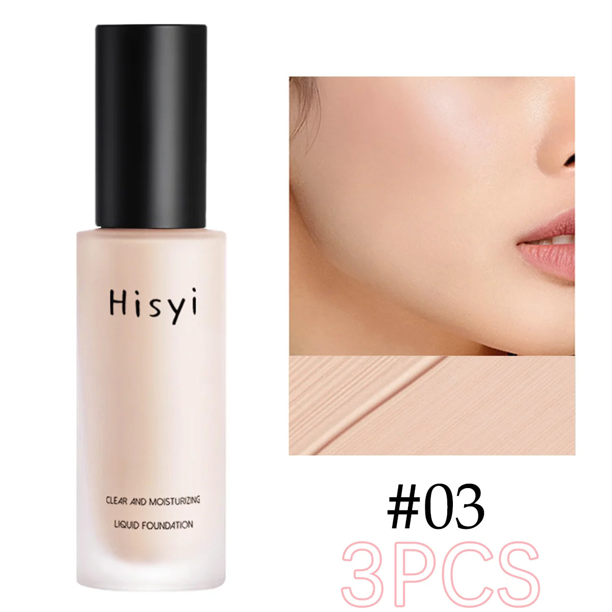 Natural Finish Liquid Foundation Concealer