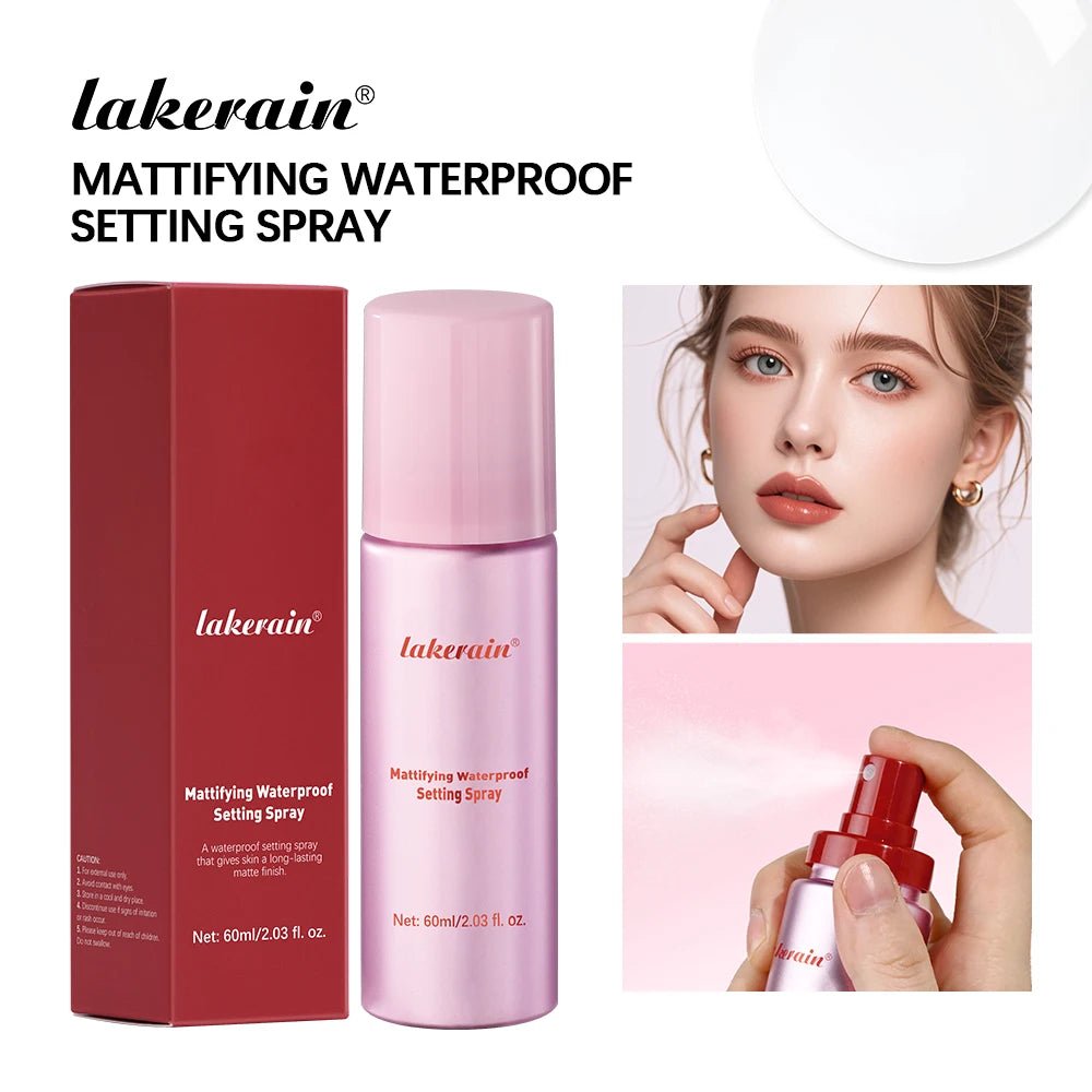 Mattifying Waterproof Makeup Setting Spray - Oil Control Finish