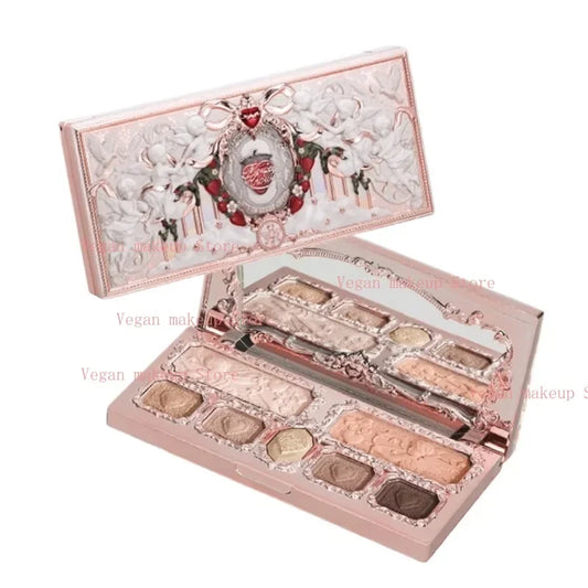 Flowerknows Strawberry Cupid Complexion Palette - Blush Eyeshadow Highlighter