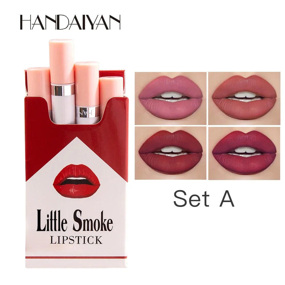 Handaiyan 4-Piece Velvet Matte Lipstick Set