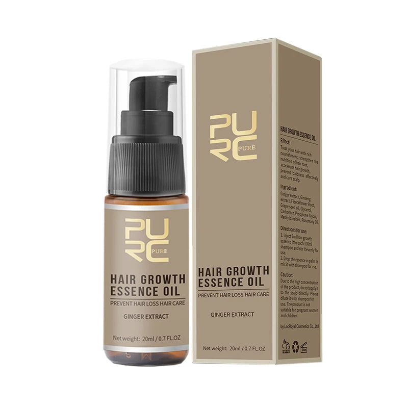 PURC Shampoo and Hair Growth Oil Set - Nourishing Hair Care