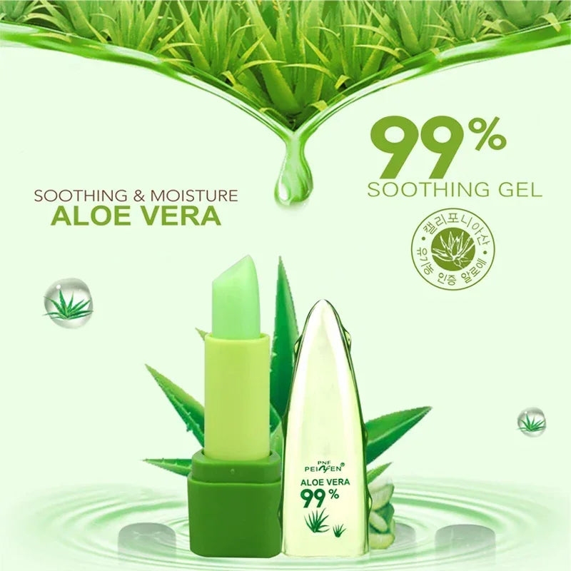 Aloe Vera Temperature Change Jelly Lipstick - Long Lasting Color
