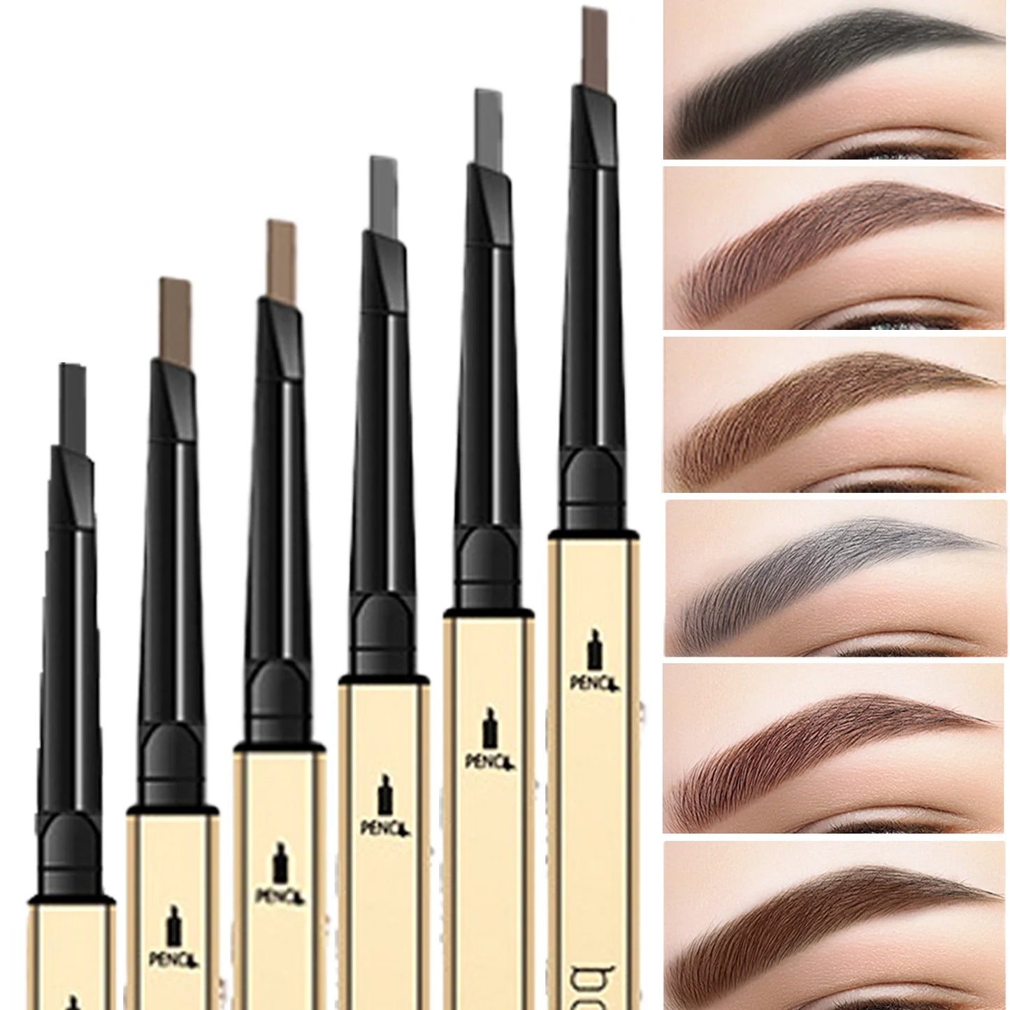 Dual-Ended Waterproof Brow Pencil