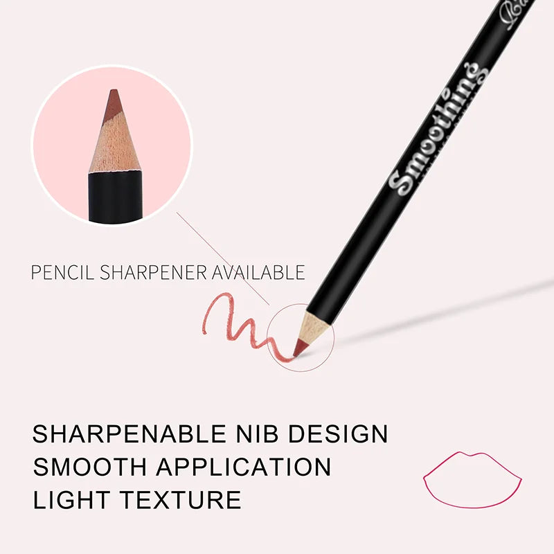 12-Piece Lipstick Lip Liner and Matte Lip Gloss Set