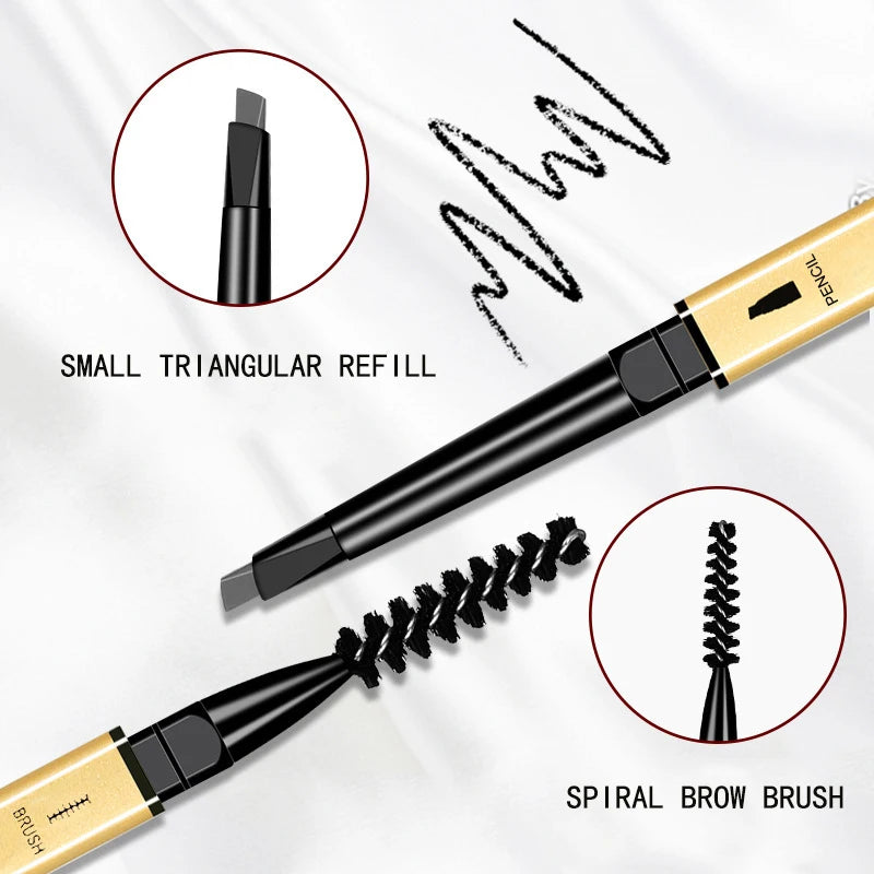 Dual-Ended Waterproof Brow Pencil