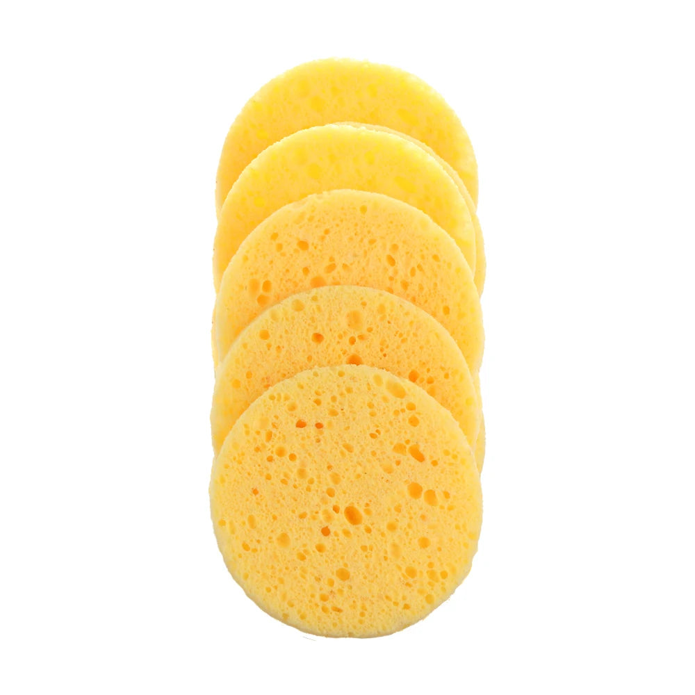 5-10 Piece Natural Cellulose Makeup Remover Sponge Set