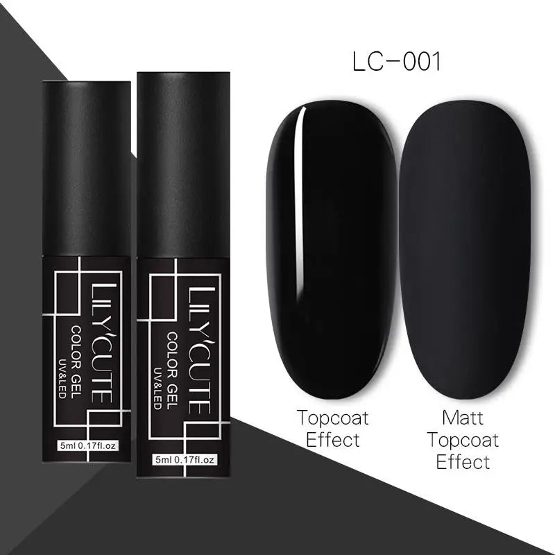 LILYCUTE 5ml Metallic Painting Liner Gel - Gold Silver Nail Art