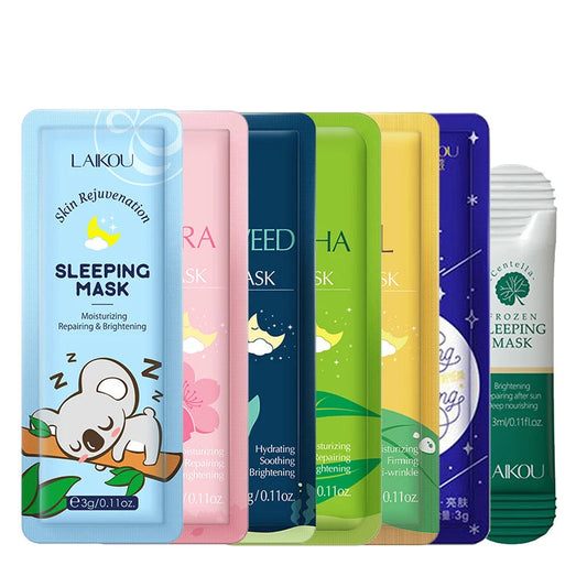 LAIKOU 7-Piece Hydrating Face Mask Set - Overnight Skin Care