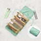 4-in-1 Separable Cosmetic Pouch - Foldable Mesh Makeup Organizer