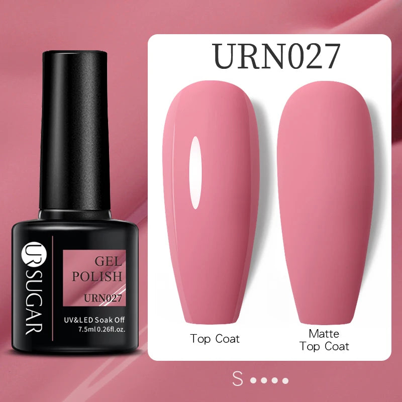 UR SUGAR 7.5ml Reflective Glitter Pink Sequin Gel Polish