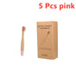 Kids Organic Bamboo Toothbrush - Soft Bristle Eco-Friendly Handle