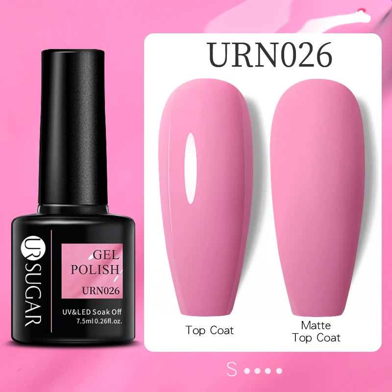 UR SUGAR 7.5ml Reflective Glitter Pink Sequin Gel Polish