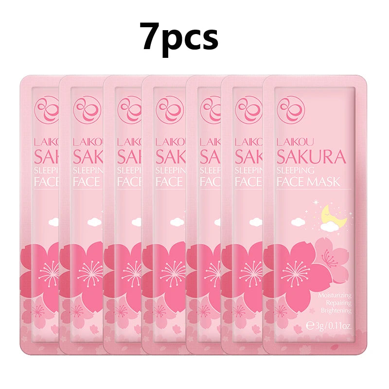 LAIKOU 7-Piece Hydrating Face Mask Set - Overnight Skin Care