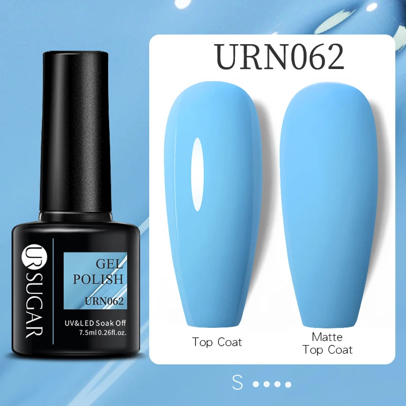 UR SUGAR 7.5ml Reflective Glitter Pink Sequin Gel Polish