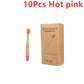 Kids Organic Bamboo Toothbrush - Soft Bristle Eco-Friendly Handle
