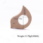 10-Piece Wooden Animal Baby Teether Set - Beech Grasping Toy