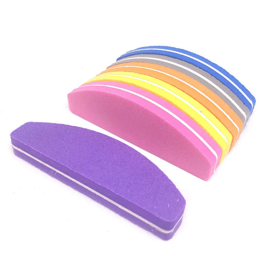 10-Piece Double-Side Nail Polishing Block File Set