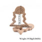 10-Piece Wooden Animal Baby Teether Set - Beech Grasping Toy