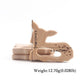 10-Piece Wooden Animal Baby Teether Set - Beech Grasping Toy