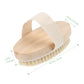 Natural Bristle Wooden Shower Brush - Dry Skin Body Spa Brush