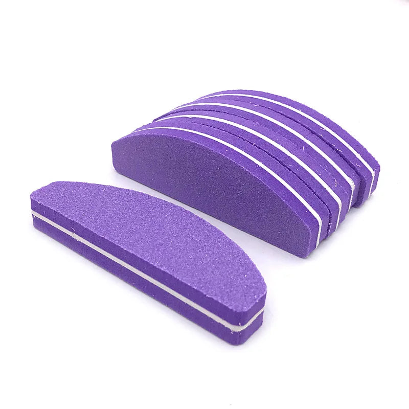 10-Piece Double-Side Nail Polishing Block File Set