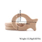 10-Piece Wooden Animal Baby Teether Set - Beech Grasping Toy