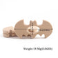 10-Piece Wooden Animal Baby Teether Set - Beech Grasping Toy