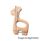 10-Piece Wooden Animal Baby Teether Set - Beech Grasping Toy