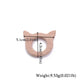 10-Piece Wooden Animal Baby Teether Set - Beech Grasping Toy