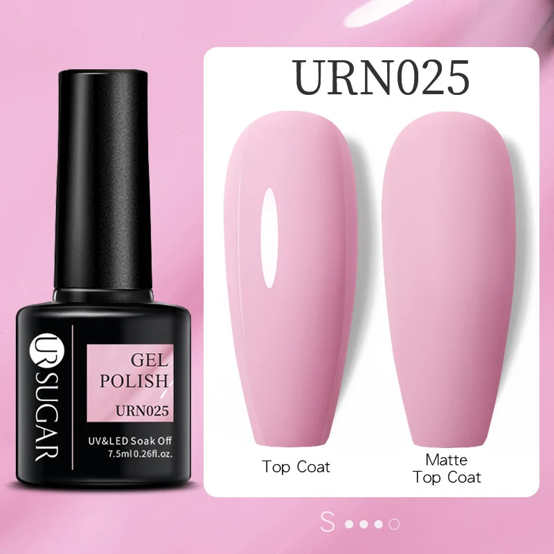 UR SUGAR 7.5ml Reflective Glitter Pink Sequin Gel Polish