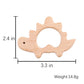10-Piece Wooden Animal Baby Teether Set - Beech Grasping Toy