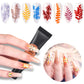 KADS 8ml Stamping Gel Polish - Black White Nail Art Paint