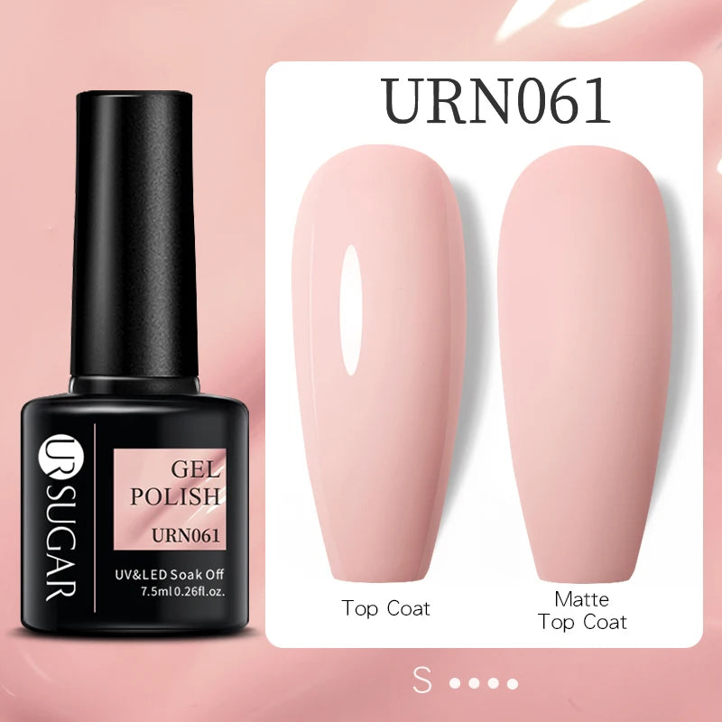UR SUGAR 7.5ml Reflective Glitter Pink Sequin Gel Polish