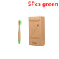 Kids Organic Bamboo Toothbrush - Soft Bristle Eco-Friendly Handle
