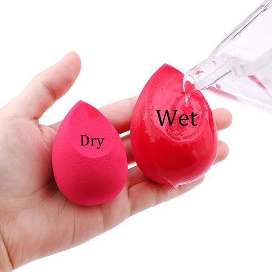 Cut Shape Makeup Sponge Puff - Concealer and Foundation Blender