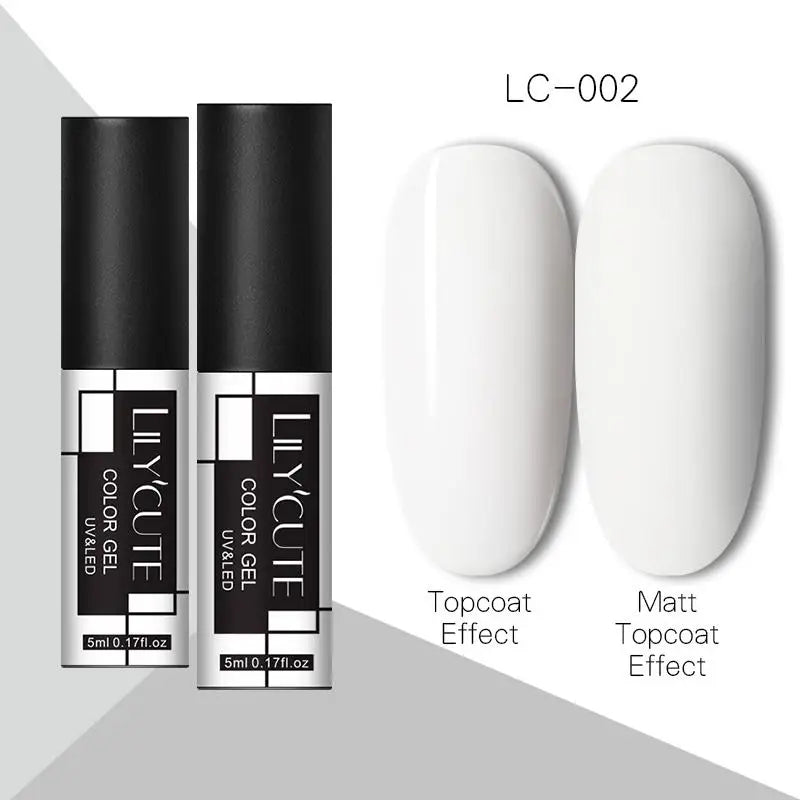 LILYCUTE 5ml Metallic Painting Liner Gel - Gold Silver Nail Art