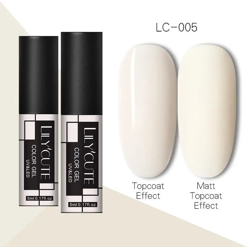 LILYCUTE 5ml Metallic Painting Liner Gel - Gold Silver Nail Art