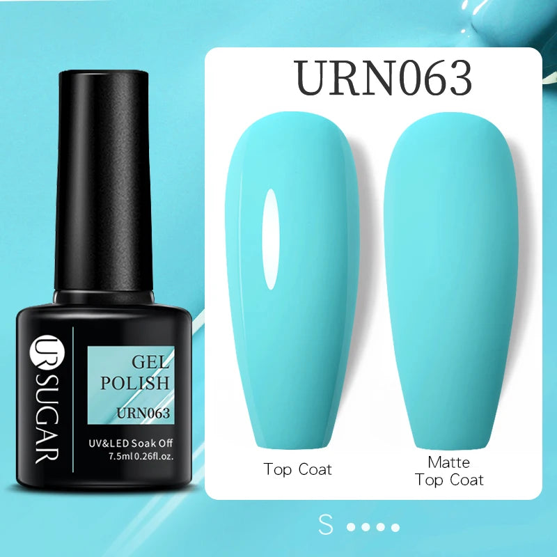 UR SUGAR 7.5ml Reflective Glitter Pink Sequin Gel Polish