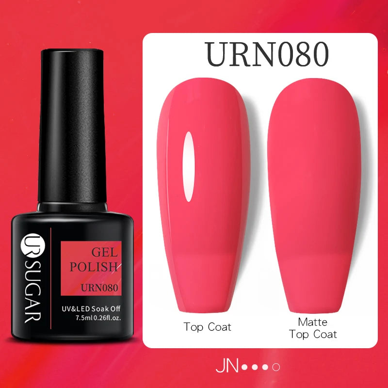 UR SUGAR 7.5ml Reflective Glitter Pink Sequin Gel Polish