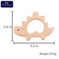 10-Piece Wooden Animal Baby Teether Set - Beech Grasping Toy