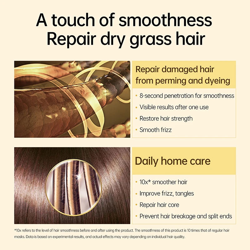 PURC 8 Seconds Keratin Hair Mask - Smoothing Treatment Cream