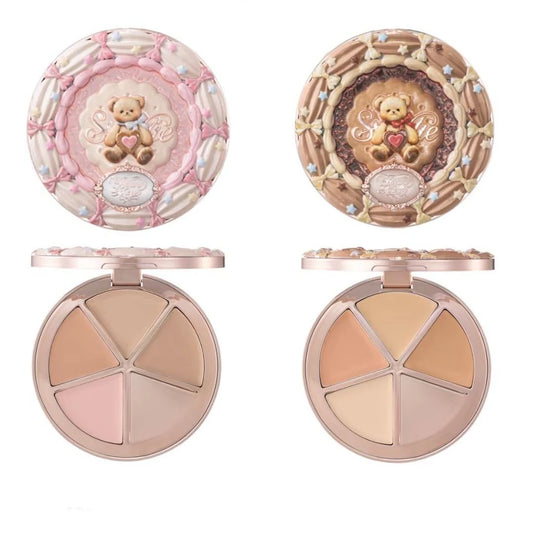 Flower Knows Sweetie Bear 4-Color Concealer Palette