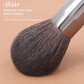Natural Goat Hair Makeup Brush Set with Travel Case